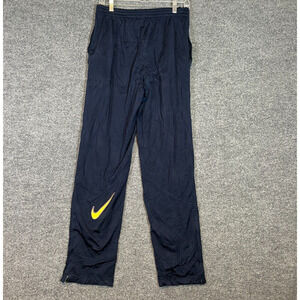 Nike Pants Mens Small Blue Sweatpants Straight Leg Casual Vintage Swoosh Flaw